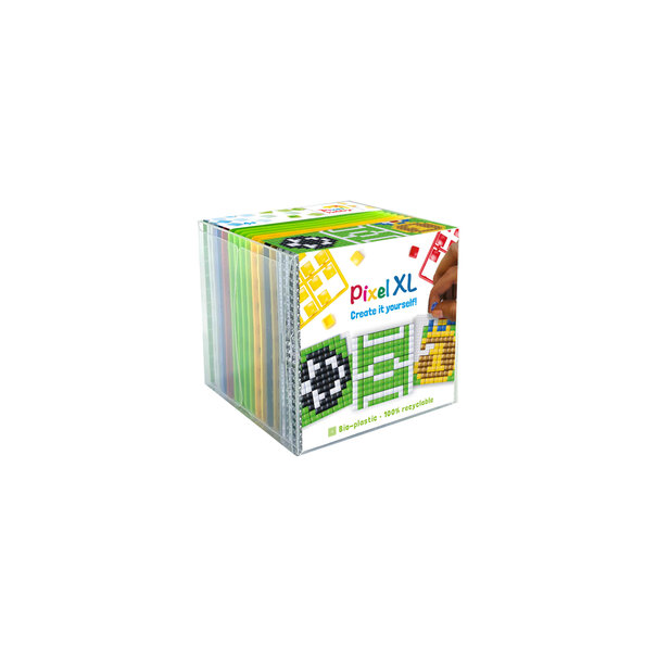 Pixelhobby | Pixel XL 3-pack Kubus - Voetbal