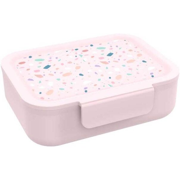 Lunchbuddies | Brooddoos Terrazzo - Roze