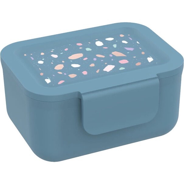 Lunchbuddies | Koekendoosje Terrazzo - Blauw