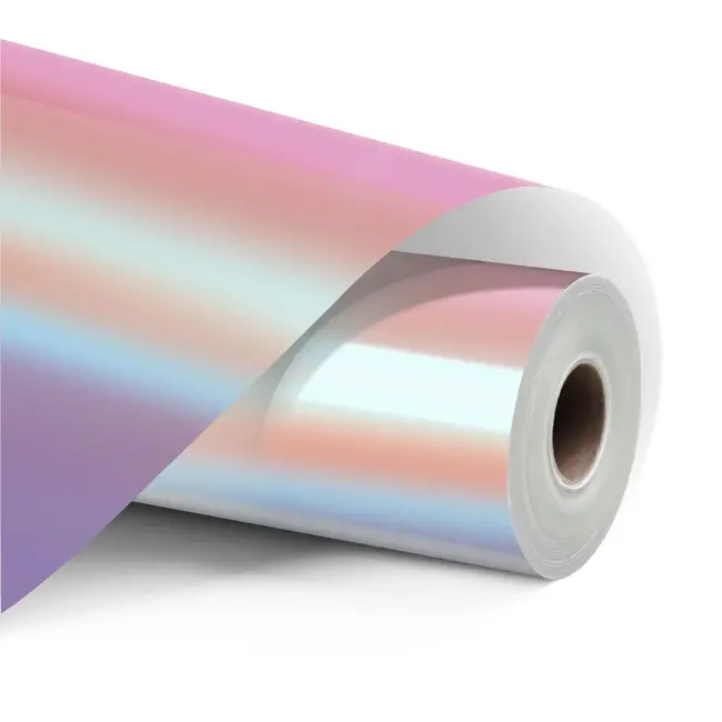 Loklik Permanent Adhesive Vinyl Holographic Pink - 30,5 cm x 90cm