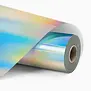 Loklik Permanent Adhesive Vinyl Holographic Iridescent Silver - 30,5 cm x 90cm