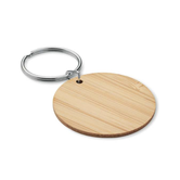 Ronde Sleutelhanger Bamboe