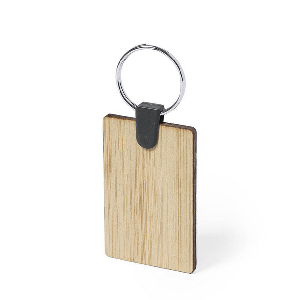 Sleutelhanger Bamboe Rechthoek