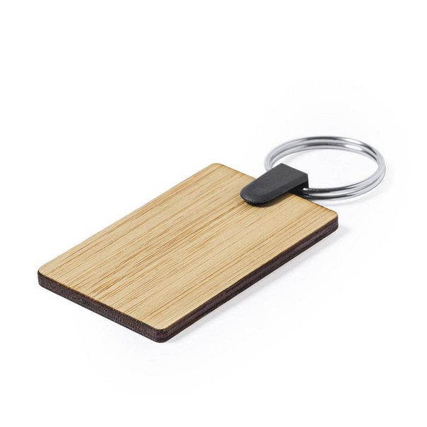 Sleutelhanger Bamboe Rechthoek