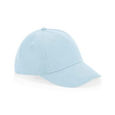 Junior Organic Cotton 5 Panel Cap - Powder Blue