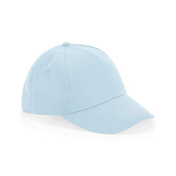Beechfield | Junior Organic Cotton 5 Panel Cap - Powder Blue