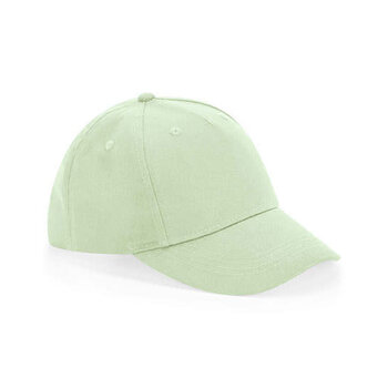 Beechfield | Junior Organic Cotton 5 Panel Cap - Pistachio