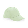 Junior Organic Cotton 5 Panel Cap - Pistachio