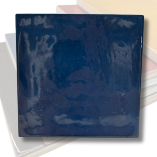Tegeltje - Donkerblauw