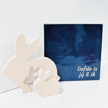 Tegeltje - Donkerblauw