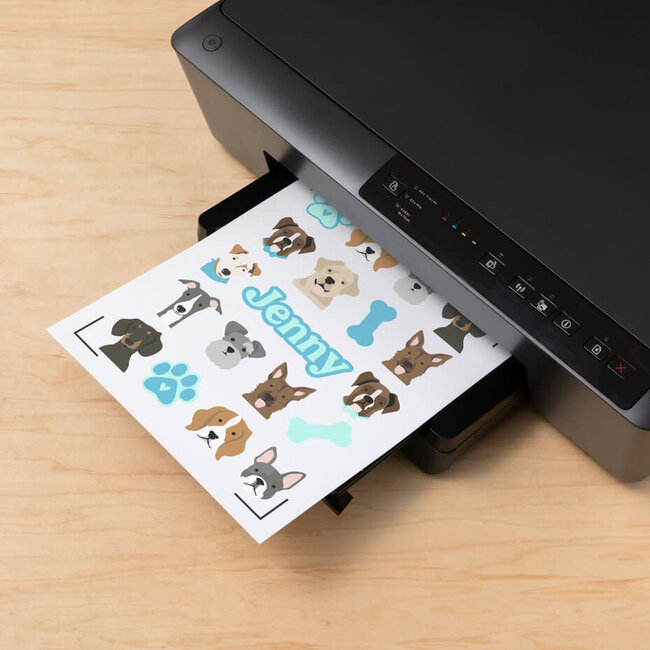 Printable Waterproof Sticker Set A4 Transparent (6 vellen) - Feeërieke