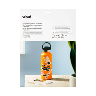 Cricut Printable Waterproof Sticker Set A4 Transparent Holographic (5 vellen)