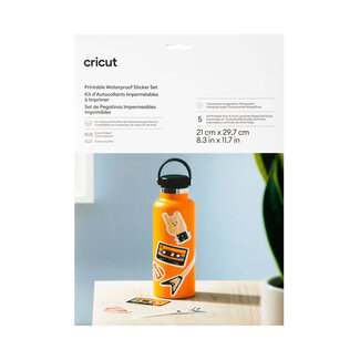 Cricut | Cricut Printable Waterproof Sticker Set A4 Transparent Holographic (5 vellen)