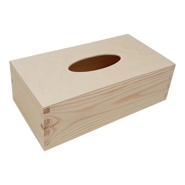 Tissue doos met schuifbodem grenen