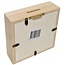 Spaarpot plexiglas met witte achtergrond