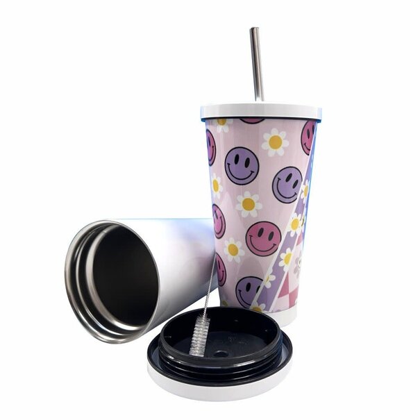 Subli-Print | Sublimatie Thermo-Tumbler To-Go with Straw