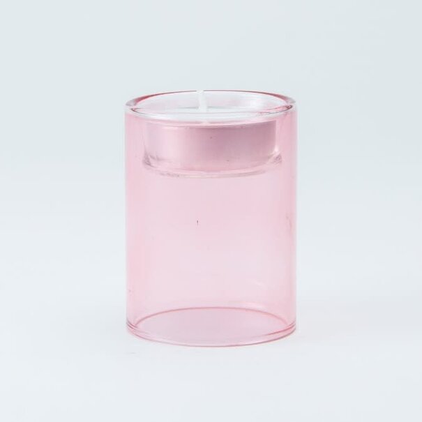 Theelichthouder Dubbelwandig - Blush