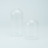 Set Van 2 Glazen Vazen - Transparant