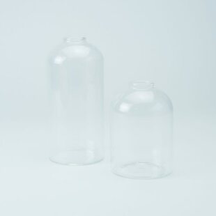 Set Van 2 Glazen Vazen - Transparant
