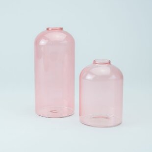 Set Van 2 Glazen Vazen  - Blush