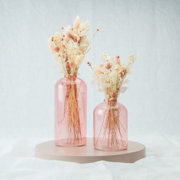 Set Van 2 Glazen Vazen  - Blush