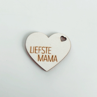 Liefste Mama - Sleutelhanger Hart