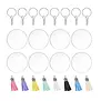 Round Acrylic Keychain Blanks - Set van 8