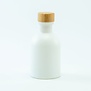 Luxe flesje Wit - Houten Dop 50ml