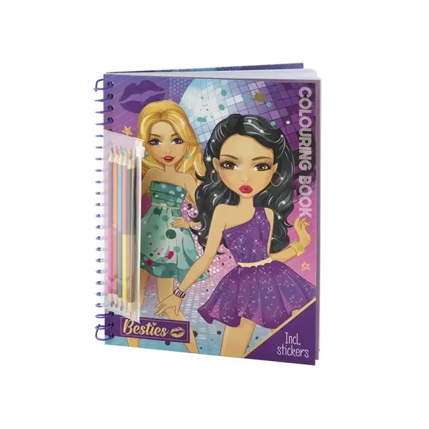 Besties | Fashion Colouring book A4