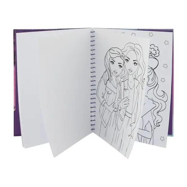 Besties | Fashion Colouring book A4