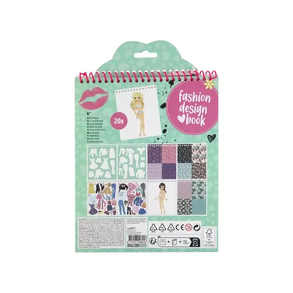 Besties | Fashion Design Book (Green)
