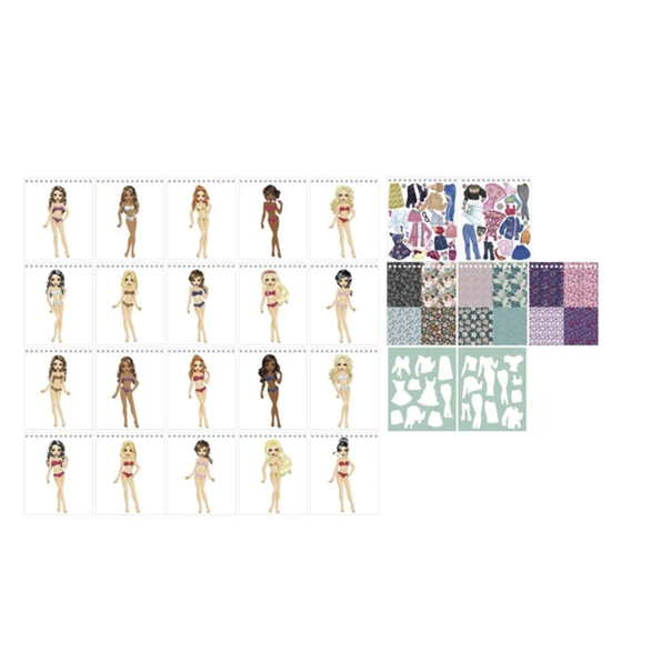 Besties | Fashion Design Book (Green)