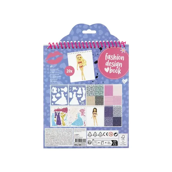 Besties | Fashion Design Book (Blue)