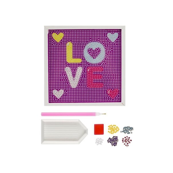 Diamond Painting Met Kader - Love