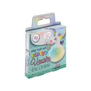 Make your own fluffy bag charm - Unicorn