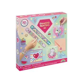 Diamond Painting Set - Armbanden, Kaarten en Stickers