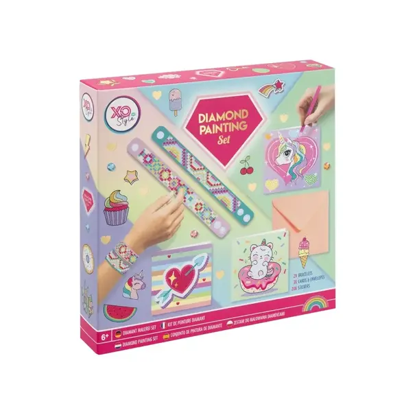 Diamond Painting Set - Armbanden, Kaarten en Stickers