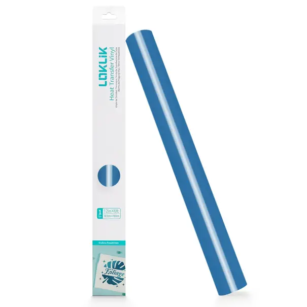 Loklik | LOKLiK Heat Transfer Vinyl Basic - Ocean Blue - 30.5cm x 180cm