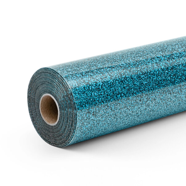 Loklik | LOKLiK Heat Transfer Vinyl Glitter - Light Blue - 30.5cm x 90 cm