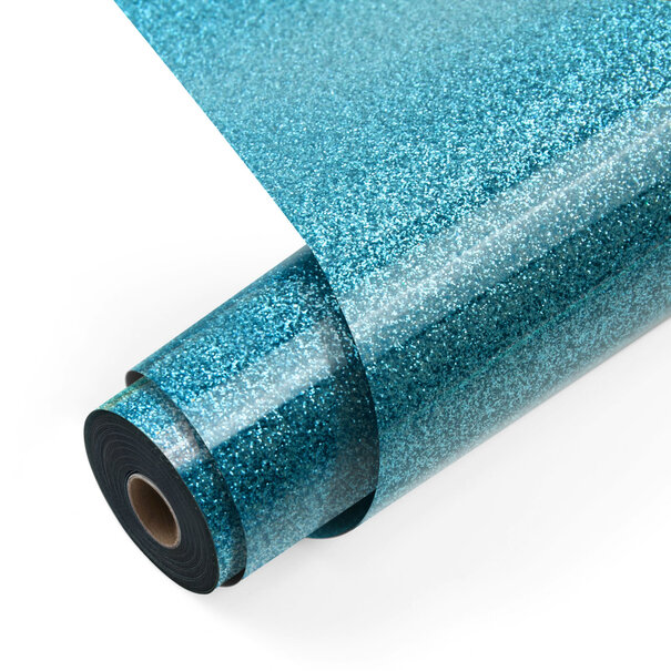 Loklik | LOKLiK Heat Transfer Vinyl Glitter - Light Blue - 30.5cm x 90 cm