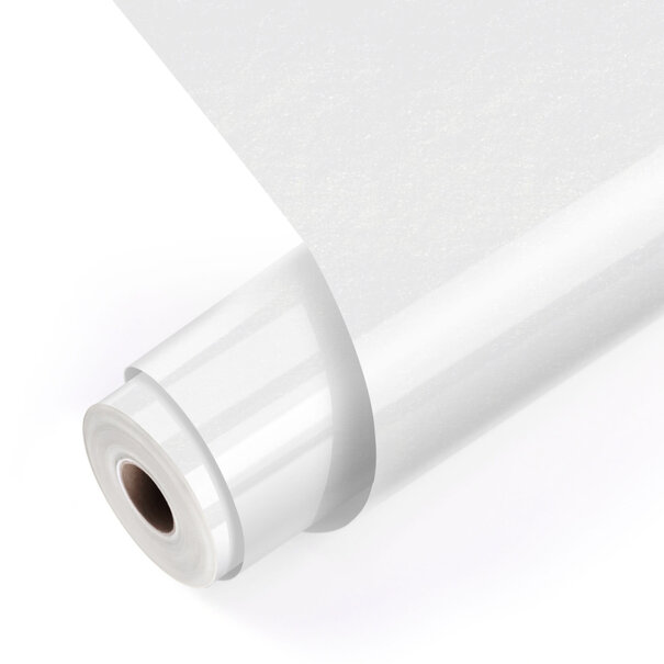Loklik | LOKLiK Heat Transfer Vinyl Glitter - White - 30.5cm x 90 cm