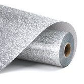 LOKLiK Heat Transfer Vinyl Glitter - Silver - 30.5cm x 90 cm