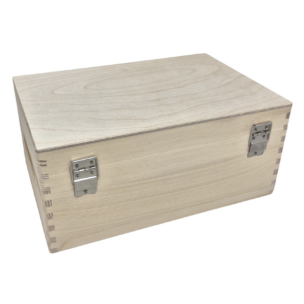 Opbergkist rechthoek klepdeksel (klein/30cm)