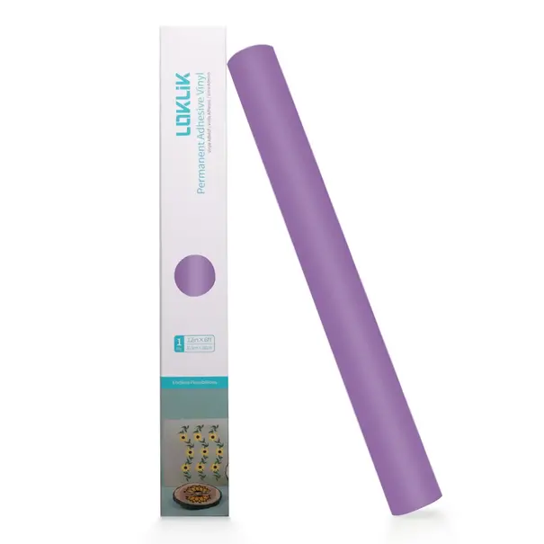 Loklik | LOKLiK Permanent Adhesive Vinyl Matte - Light Purple - 30.5cm x 180 cm