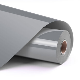LOKLiK Permanent Adhesive Vinyl Glossy - Silver - 30.5cm x 180 cm