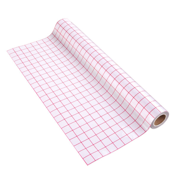 Loklik | LOKLiK Grid Transfer Tape Roll - Red - 30cm x 300 cm