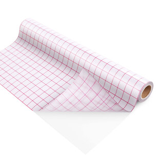 LOKLiK Grid Transfer Tape Roll - Red - 30cm x 300 cm