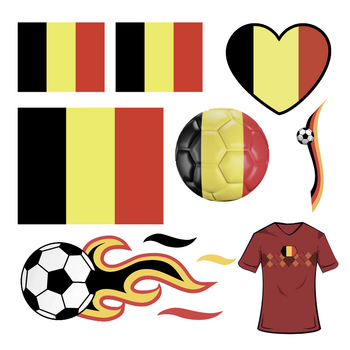 Feeërieke | Textieltransfer DTF Set "Rode Duivels EK 2024"