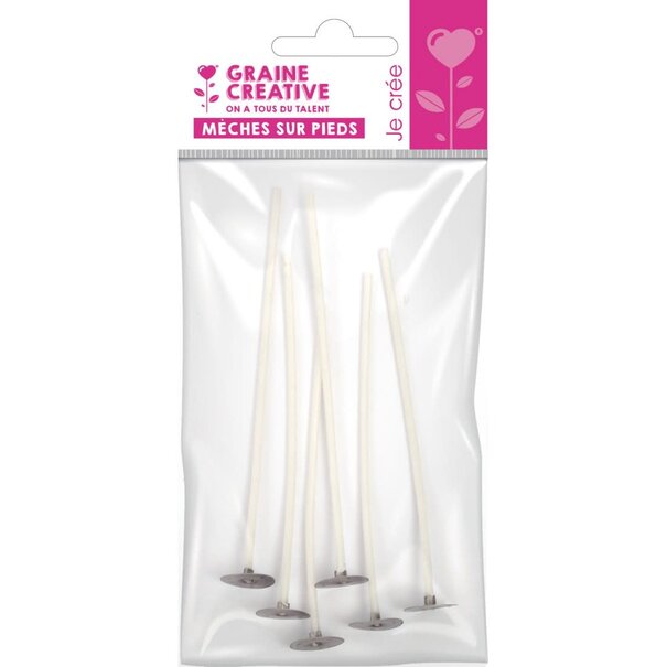 Graine Creative | Kaarsenlonten met houder 150 mm (6st)