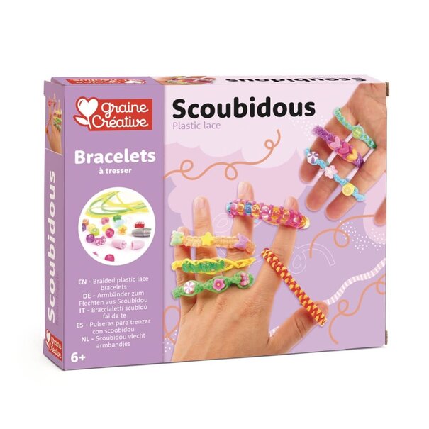 Graine Creative | Kit scoubidou - Armbandjes